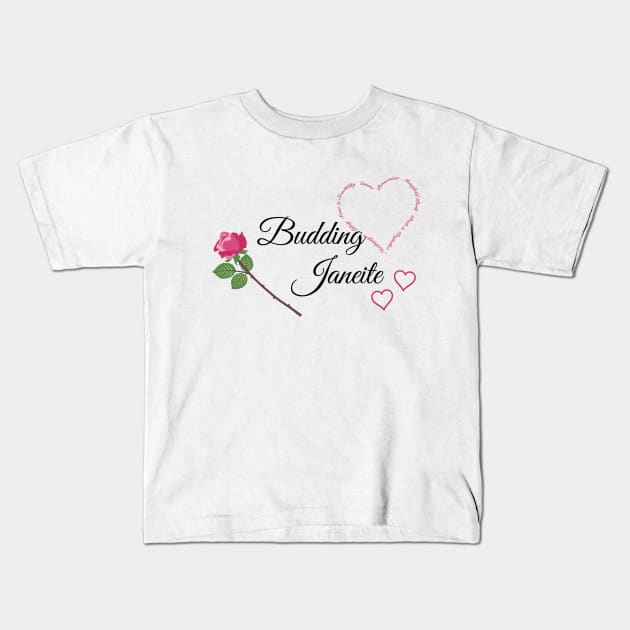 Budding Janeite Kids T-Shirt by LoveLiterature